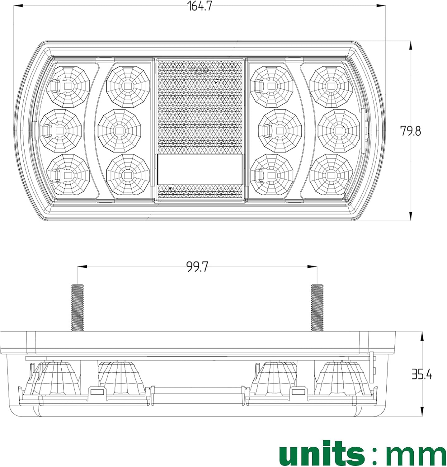 Vízálló és tartós kivitel