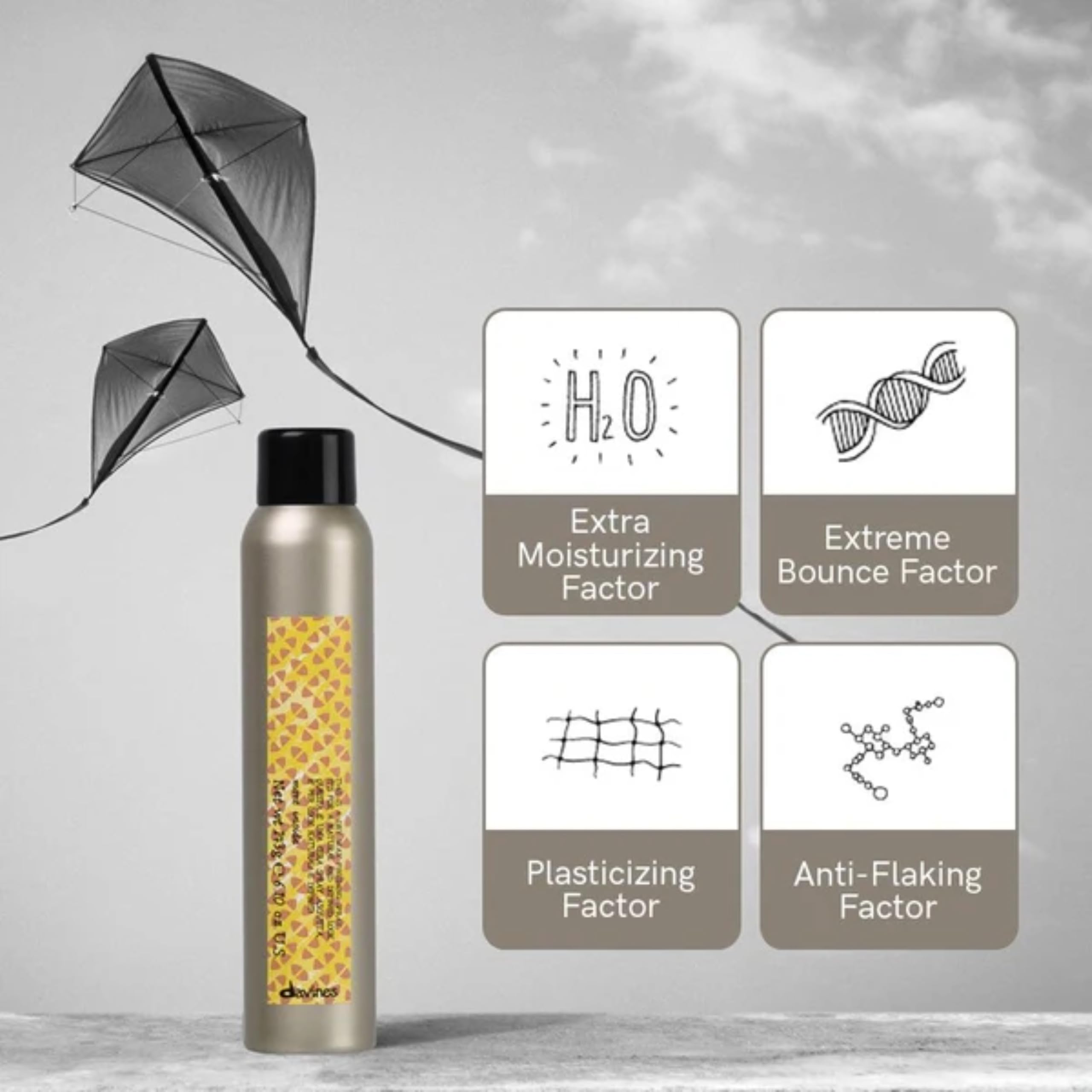Davines This Is A Dry Wax Finishing Spray, Strong Hold Texture & Definition