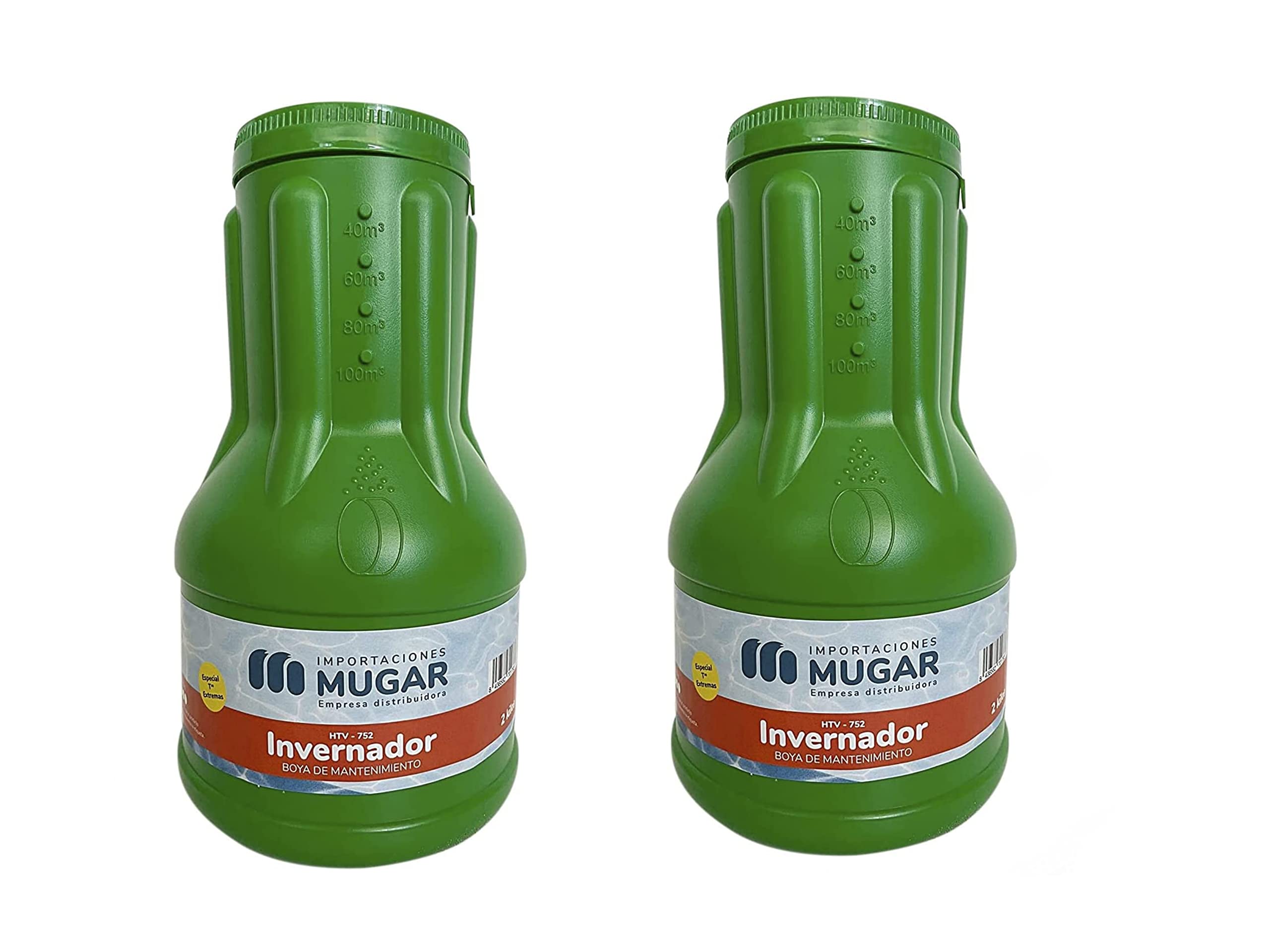 Mugar- Pack Invernada Mugar para Piscinas 2 Unidades- 4 Kilogramos- Invernaje y Mantenimiento de Piscinas