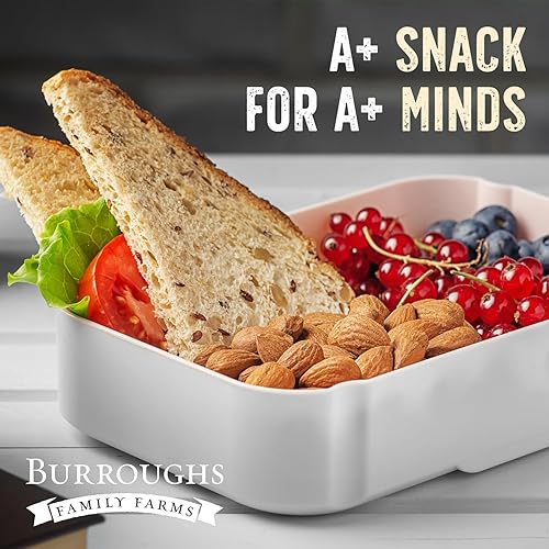 Miniatura 3 de Burroughs Family Farms Almendras orgánicas regenerativas totalmente naturales, sin gluten, sin OMG, almendras paleo cetogénicas, delicias sin culpa