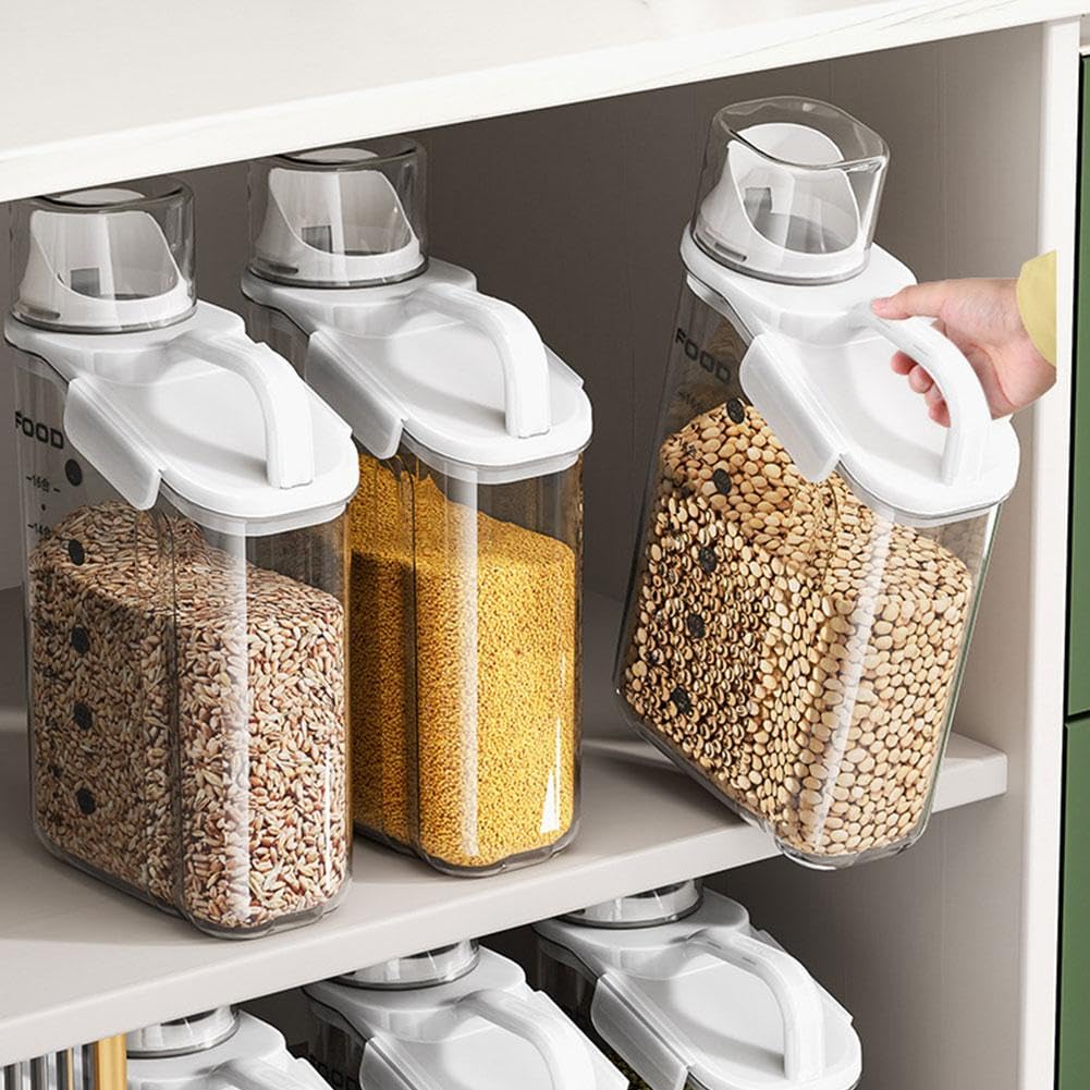 CONTENITORE PER ALIMENTI 2 pezzi con misurino in plastica EUR 41,08