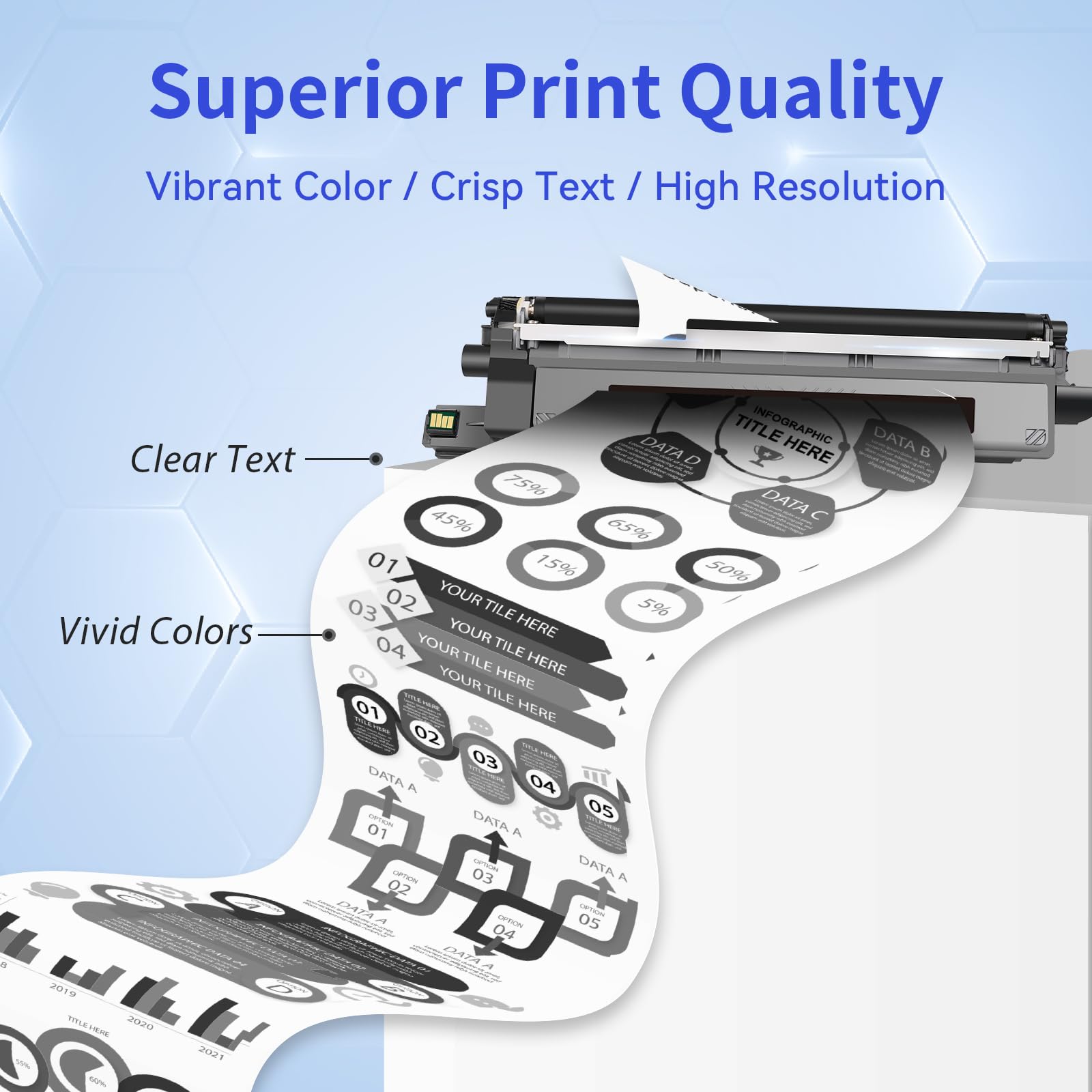 MYCARTRIDGE TN248XL Compatible para Brother TN248 TN248XL para Brother MFC-L3760CDW Toner DCP-L3560CDW Toner MFC-L3740CDW TN248 TN-248CMYK TN-248VAL 2-Pack — view 4
