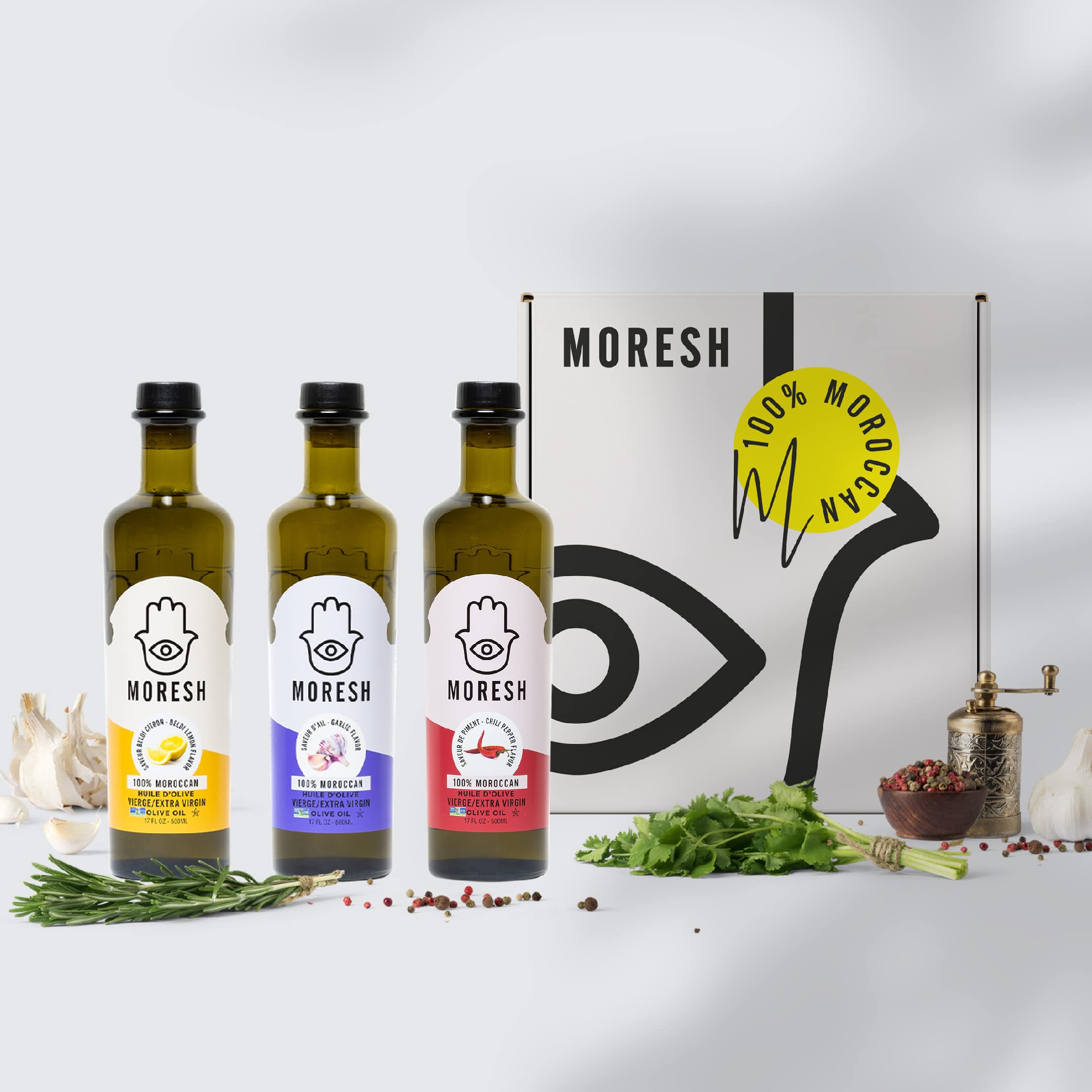 Amazon.com : Moresh Moroccan Trio Gift Set, Polyphenol Rich Olive