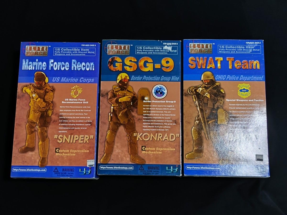 1/6 エリートフォース最強の特殊部隊 ブルーボックス タカラ５個セット 1/6 エリートフォース最強の特殊部隊 ブルーボックス タカラ5個セット