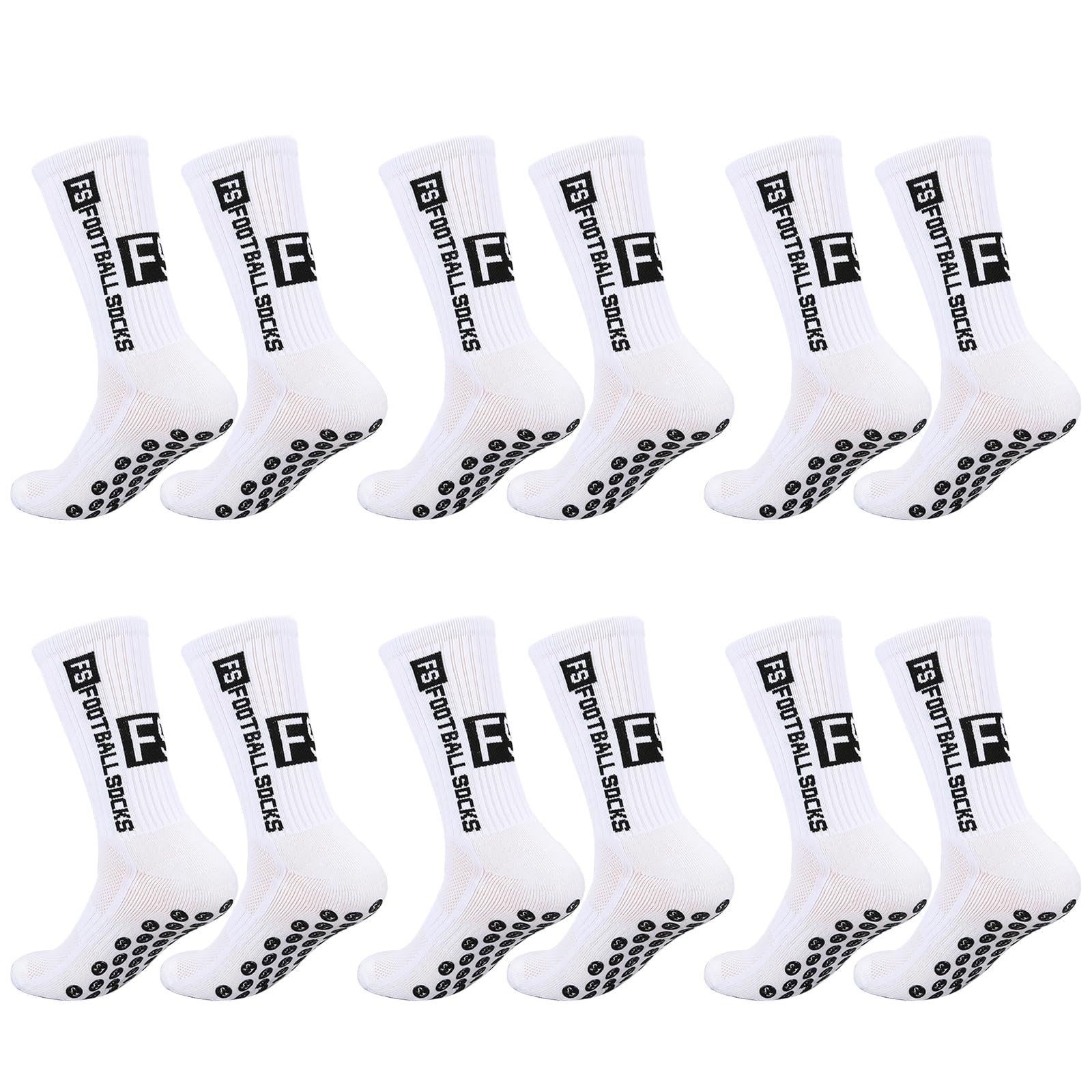 Chaussettes de sport de football antidérapantes, Chaussettes de Football Respirant, chaussette foot