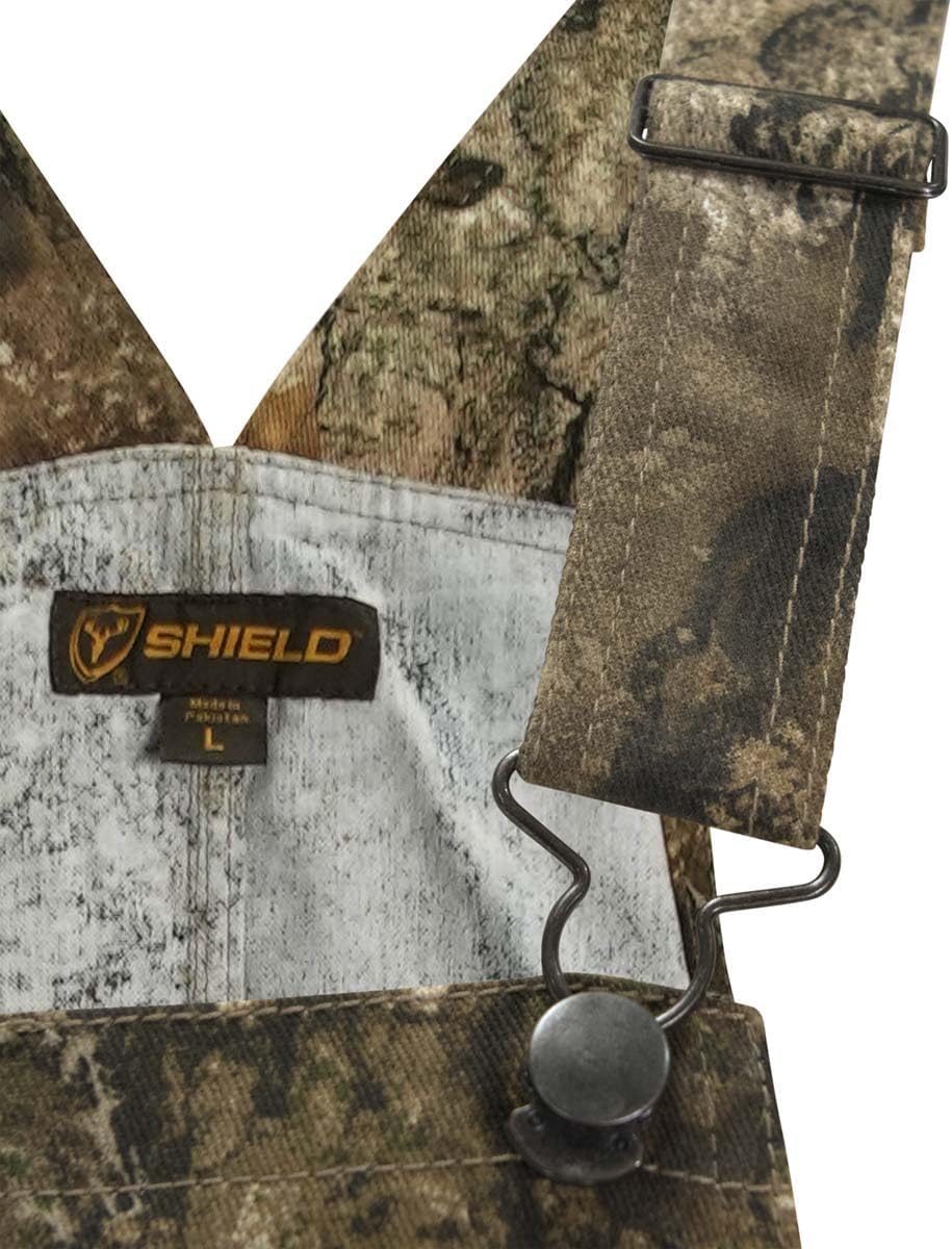 Scent Blocker Shield Series Fused Cotton Bibs, Hunting Overalls for Men - Image 5