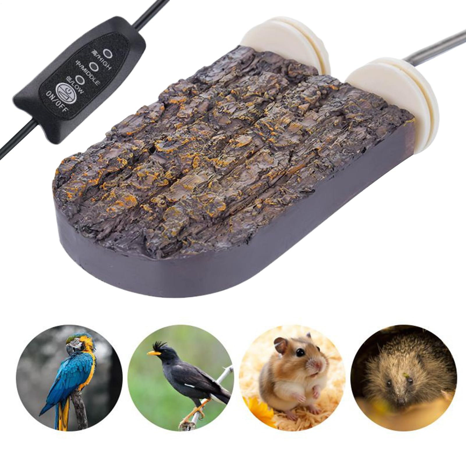 Amazon | インコ 止まり木 | 小型鳥用ヒーター付き保温ステージ 温度