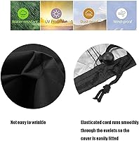 Vista 4 de Funda para silla de ruedas, funda para silla de ruedas eléctrica, funda para silla de ruedas para almacenamiento, funda impermeable para scooter