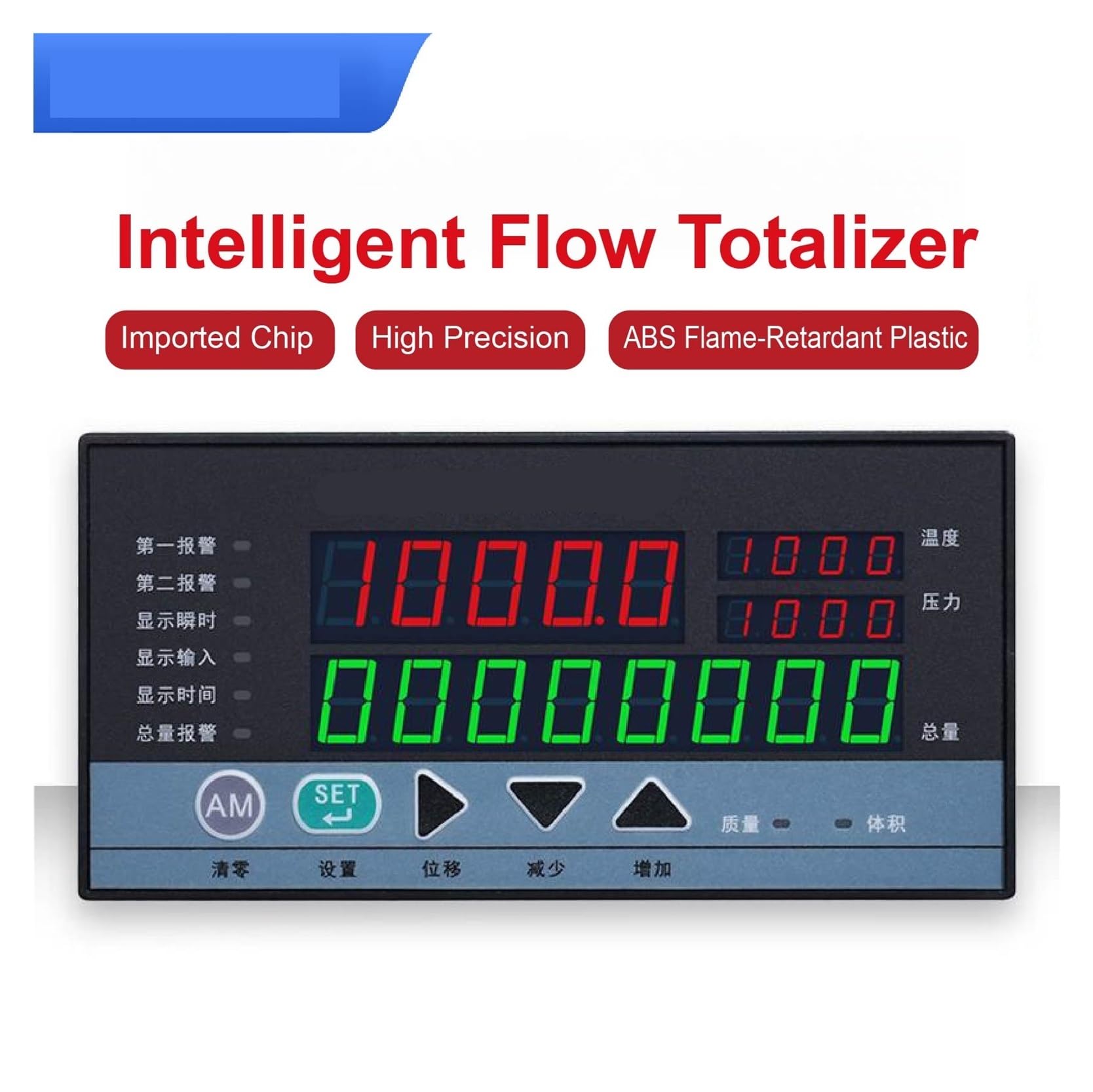 Lk-801/Lk-802 Misuratore di esposizione del totalizzatore di flusso 4-20ma Rs485 con indicatore industriale di compensazione della pressione di temperatura
