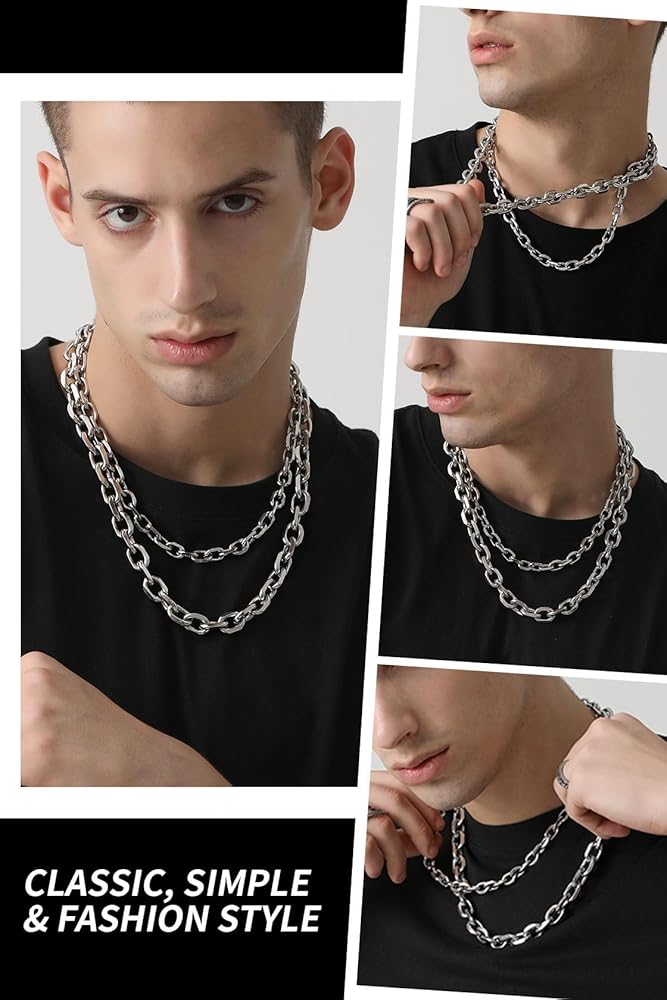 Amazon.co.jp: ChainsHouse ステンレススチールケーブルチェーン