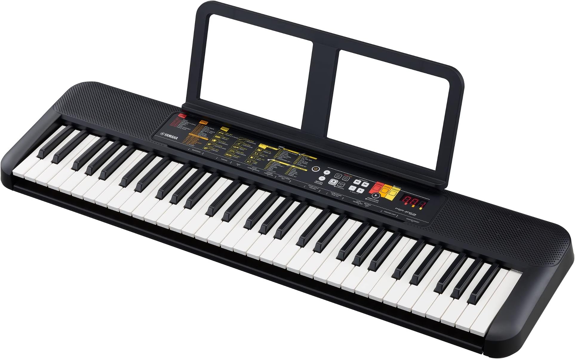 Yamaha PSR-F52 Portable Keyboard โ 61 Keys, Lightweight & Compact, Built-in Voices & Styles, USB Connectivity, Ideal for Beginners & Home Use