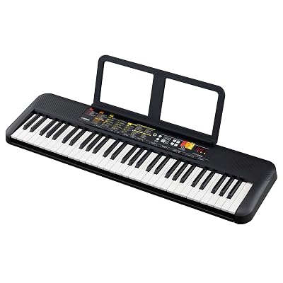 YAMAHA Psr-F52 Portable Keyboard With 61 Keys, Black
