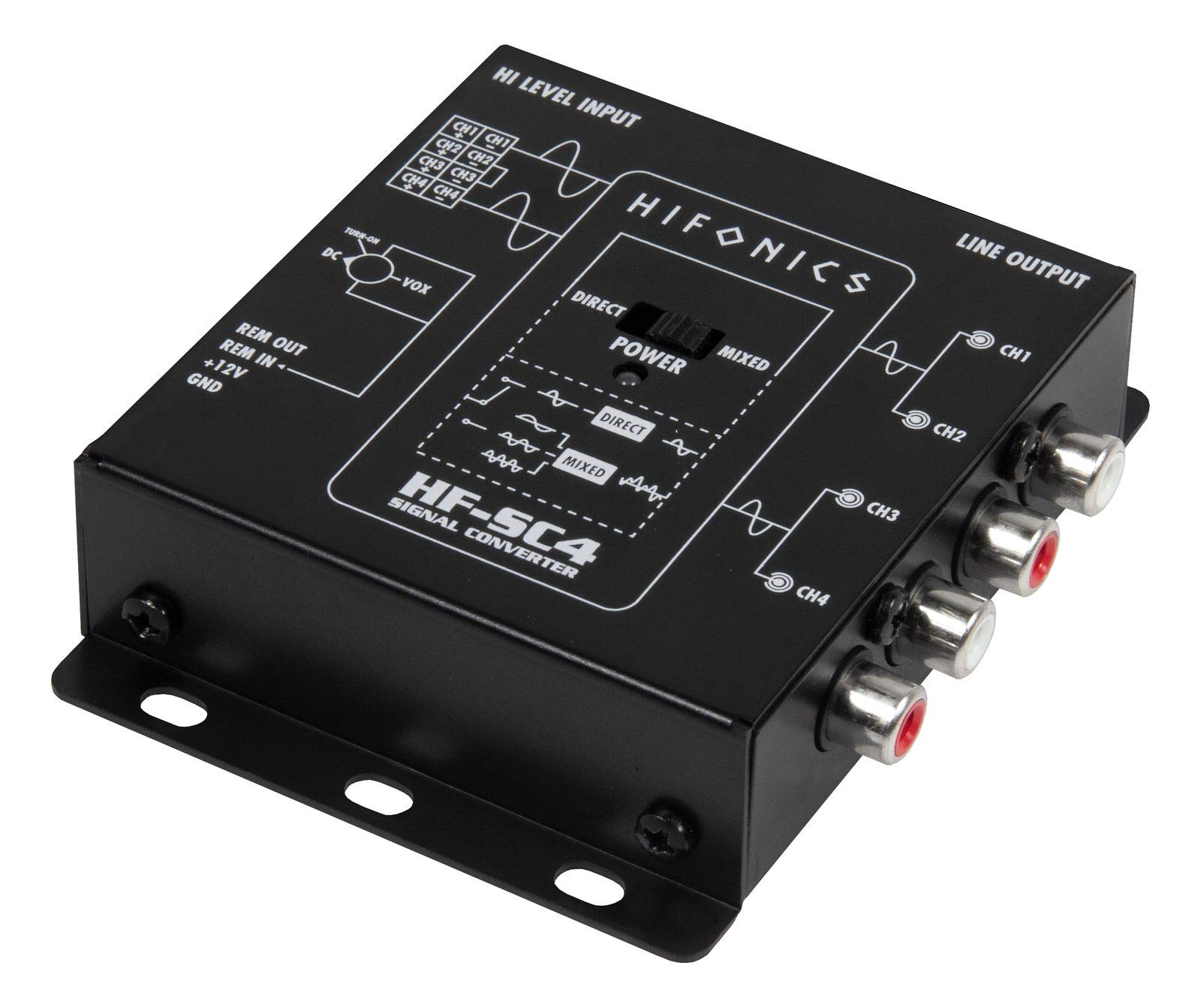 Hifonics HF-SC 4 | 4-Kanal Signal Konverter/High-Low Wandler