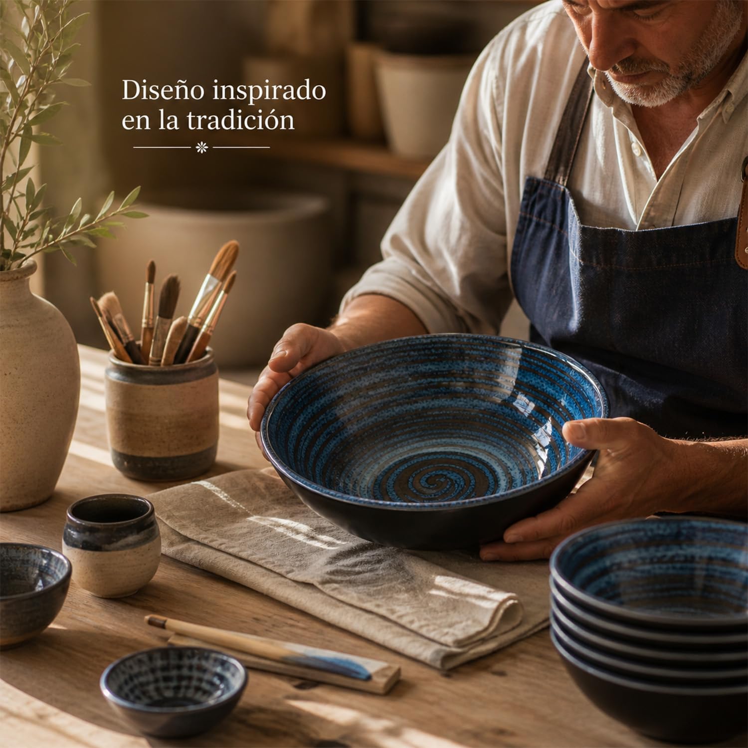 Bowl de Melamina Pack de 2 Unidades, Cuencos Resistentes de 24 cm, Juego de Bowls Ligeros para Cereales, Sopa, Ensalada, Fruta y Postre, Fácil Limpieza para Cocina y Uso Diario