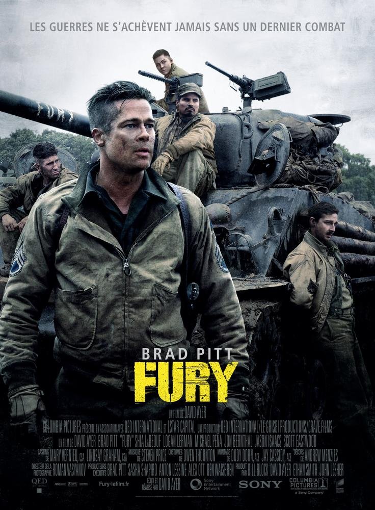 Coffret guerre 3 films : un jour dans la vie de billy lynn ; fury ; la chute du faucon noir