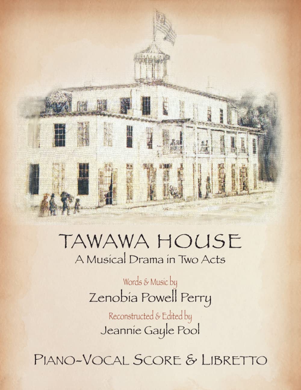 Tawawa House partition piano-vocal et livret du drame musical en deux actes