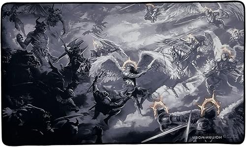 Creation Abomination War in Heaven Stitched 24 x 14 pulgadas MTG Playmat - Compatible con Magic The Gathering Playmat - Play MTG tapete de juego -