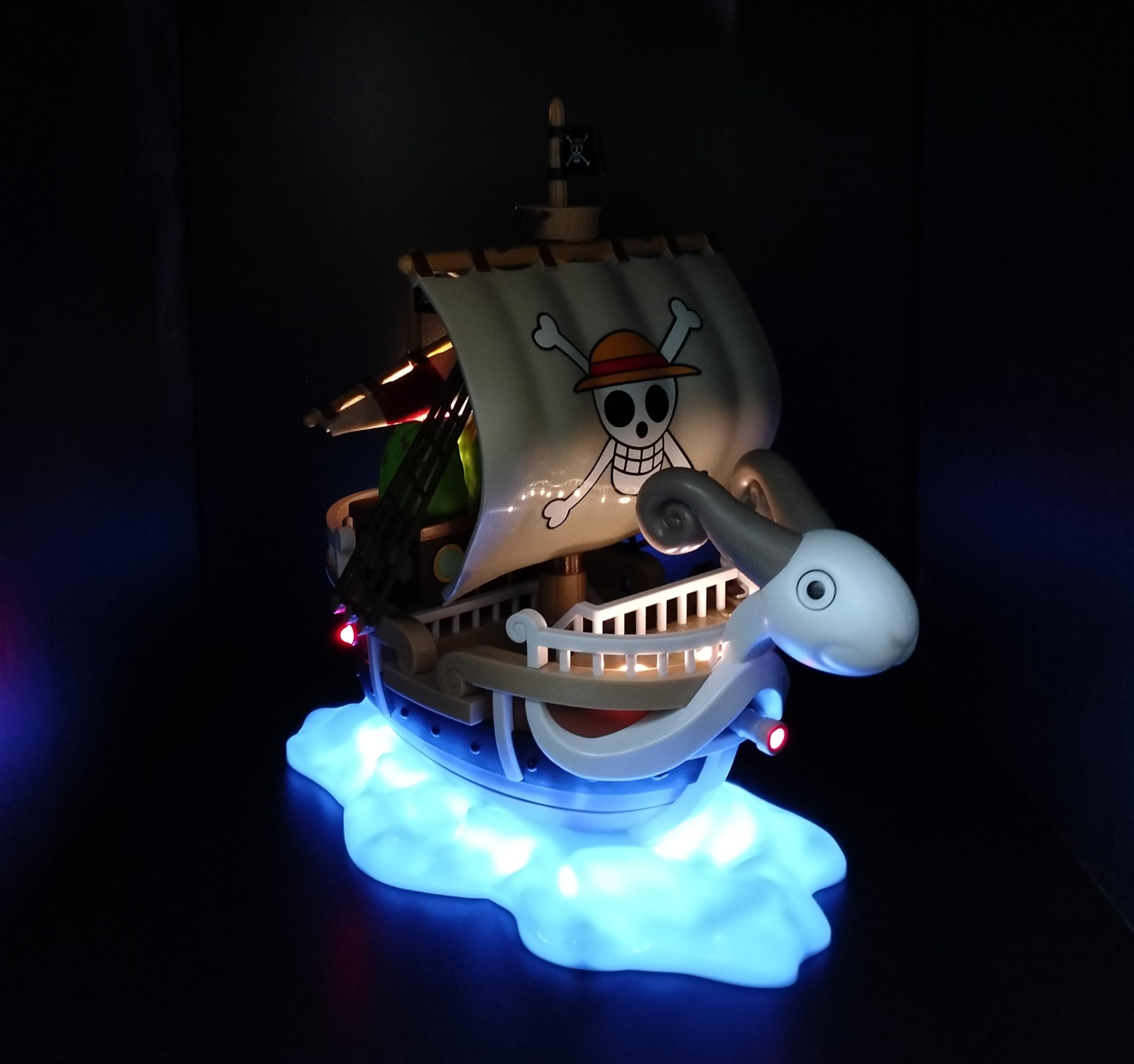 TEKNOFUN One Piece Offizielle Lizenz Le Vogue Merry Lichtwecker für Kinder zum Sammeln