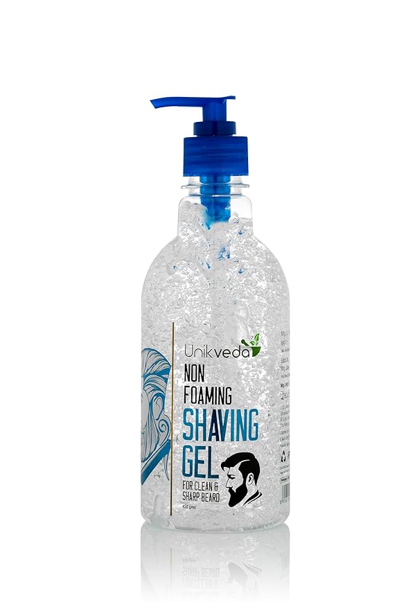 UNIKVEDA Hydrating n Nourishing Non Foaming Shaving Gel for Men With