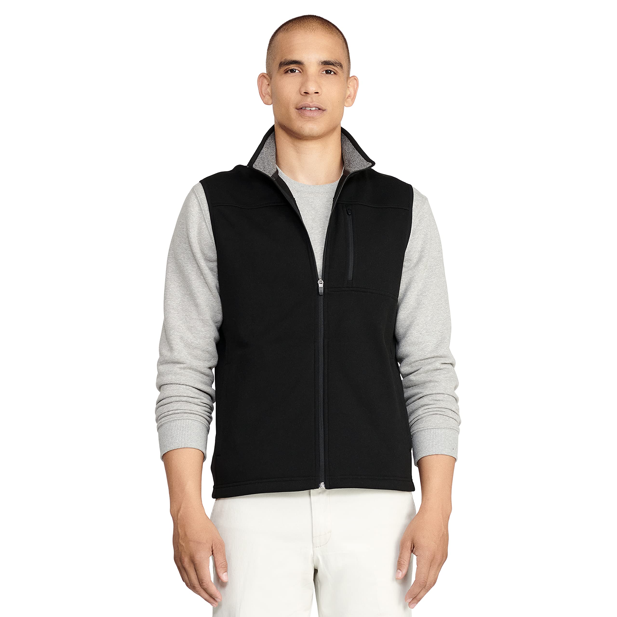 IZOD Men's Advantage Performance Full Zip Sweater Fleece Vest