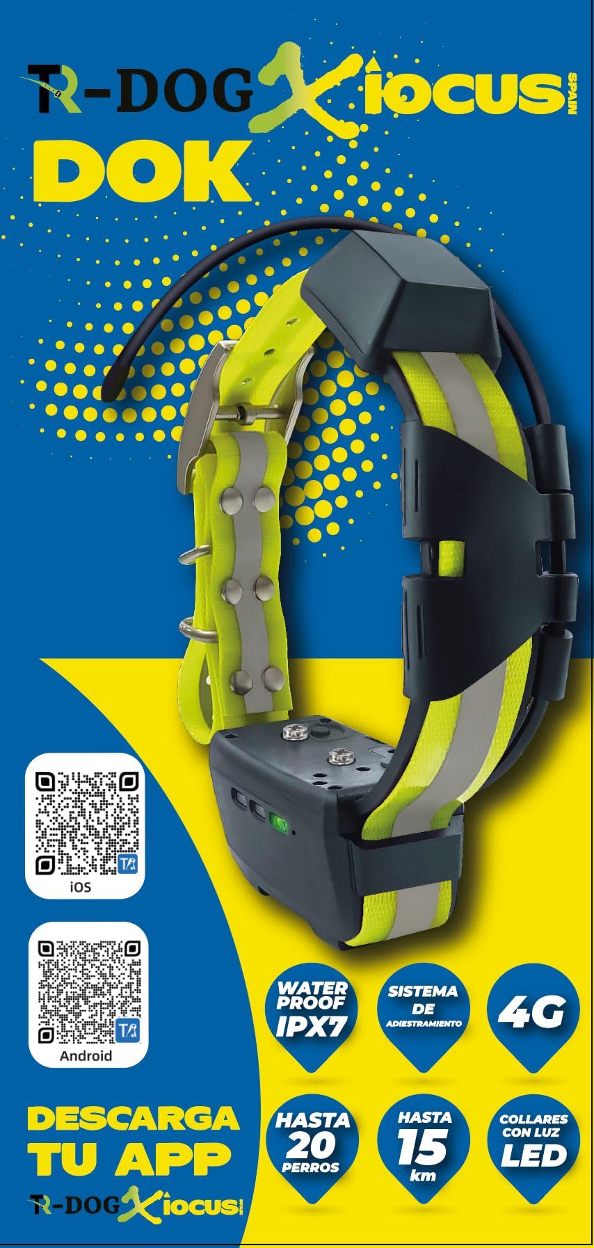 Obroża GPS dla psa DOK IOCUS SPAIN