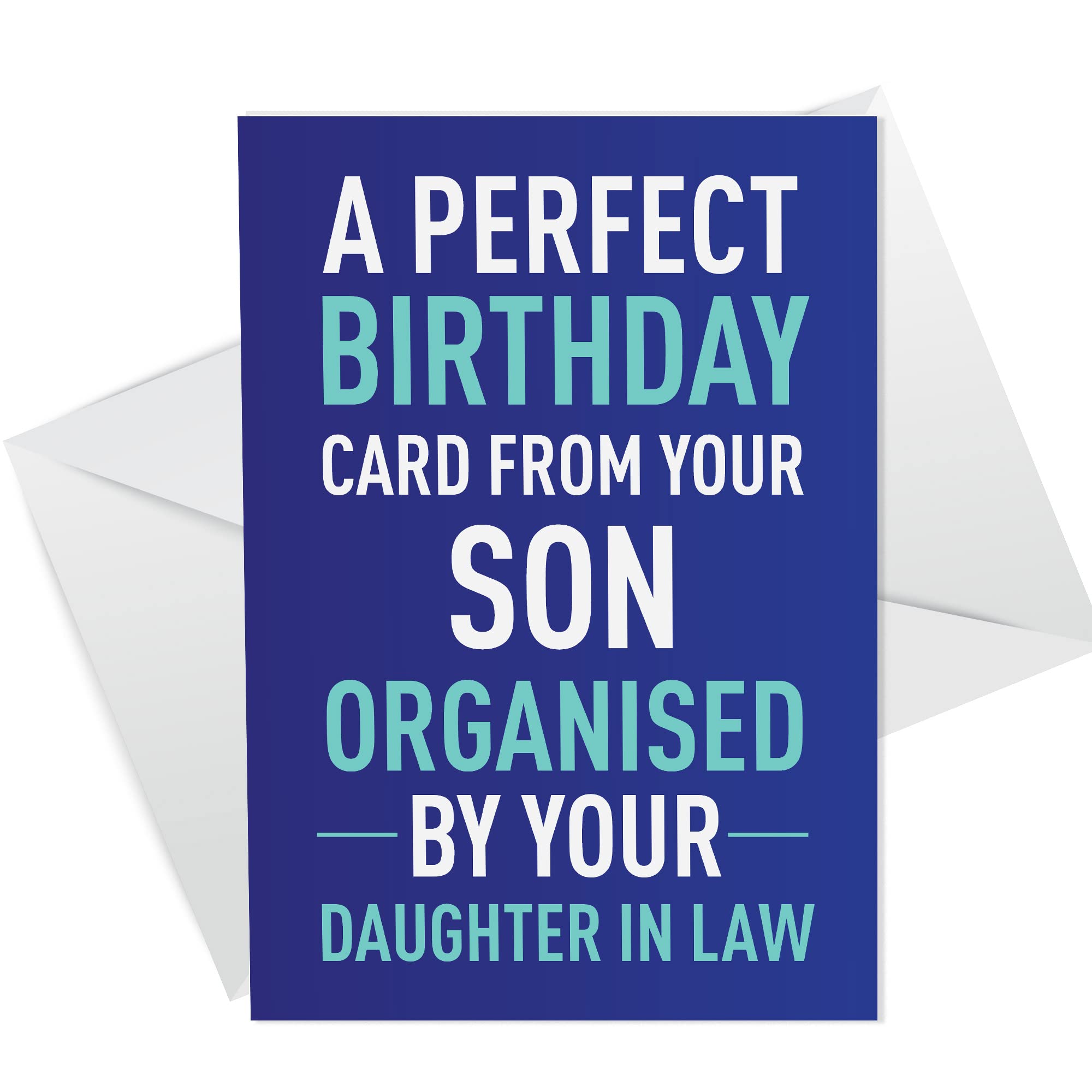 RED OCEAN Funny Birthday Card From Son Bought By Daughter In Law Hilarious Card For Dad Birthday