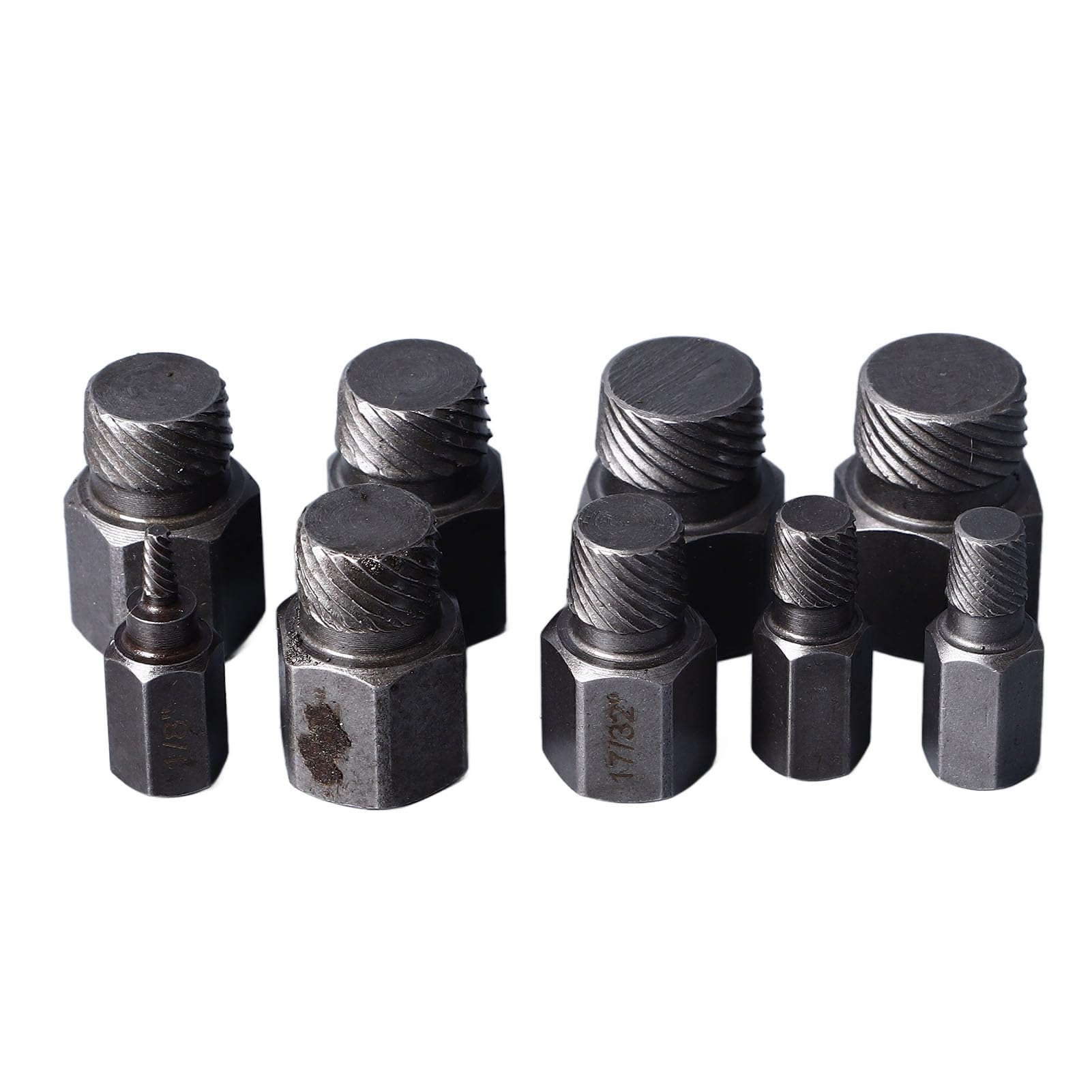 Set di Estrattori per Viti Danneggiate 25 Pezzi, Kit Estrattore per Bulloni Easy Out, Strumento per Rimuovere Viti Prigioniere, Strumento di Rimozione Viti Rotte per Rimuovere