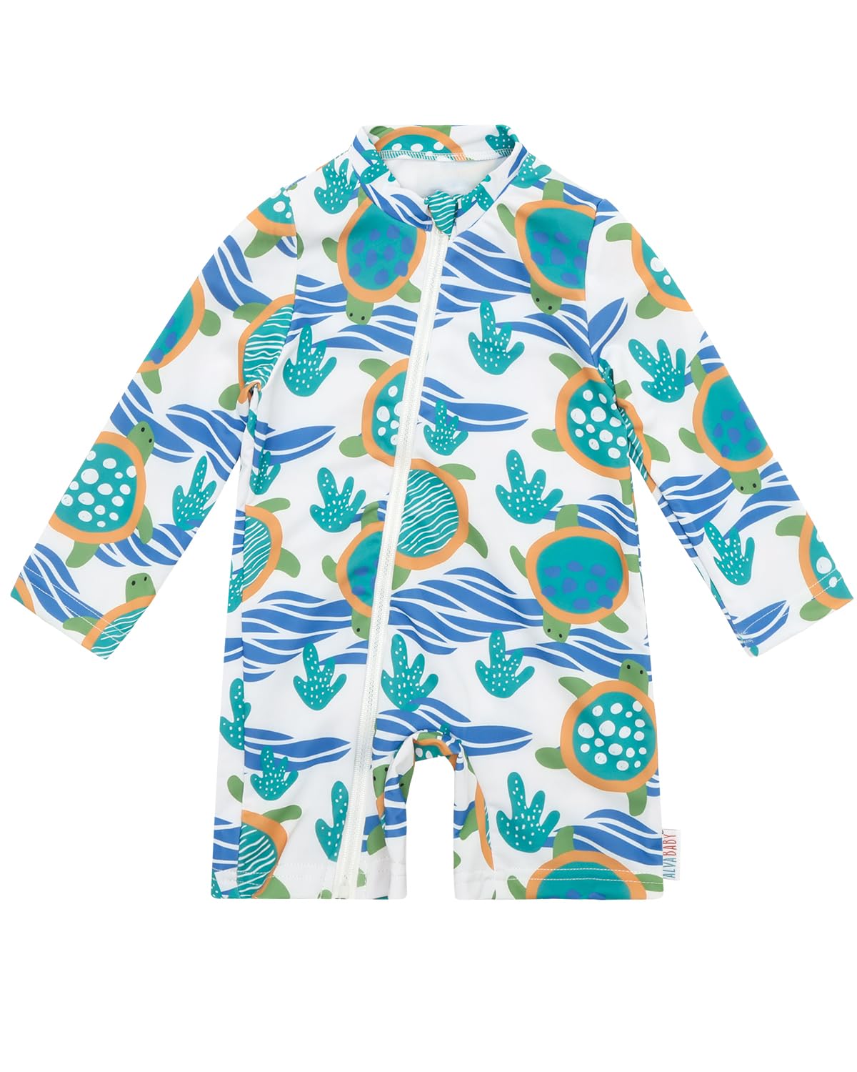 ALVA Baby Boy's One Piece Swimsuit,UPF50+Sun Protection Rash Guard Swimwear