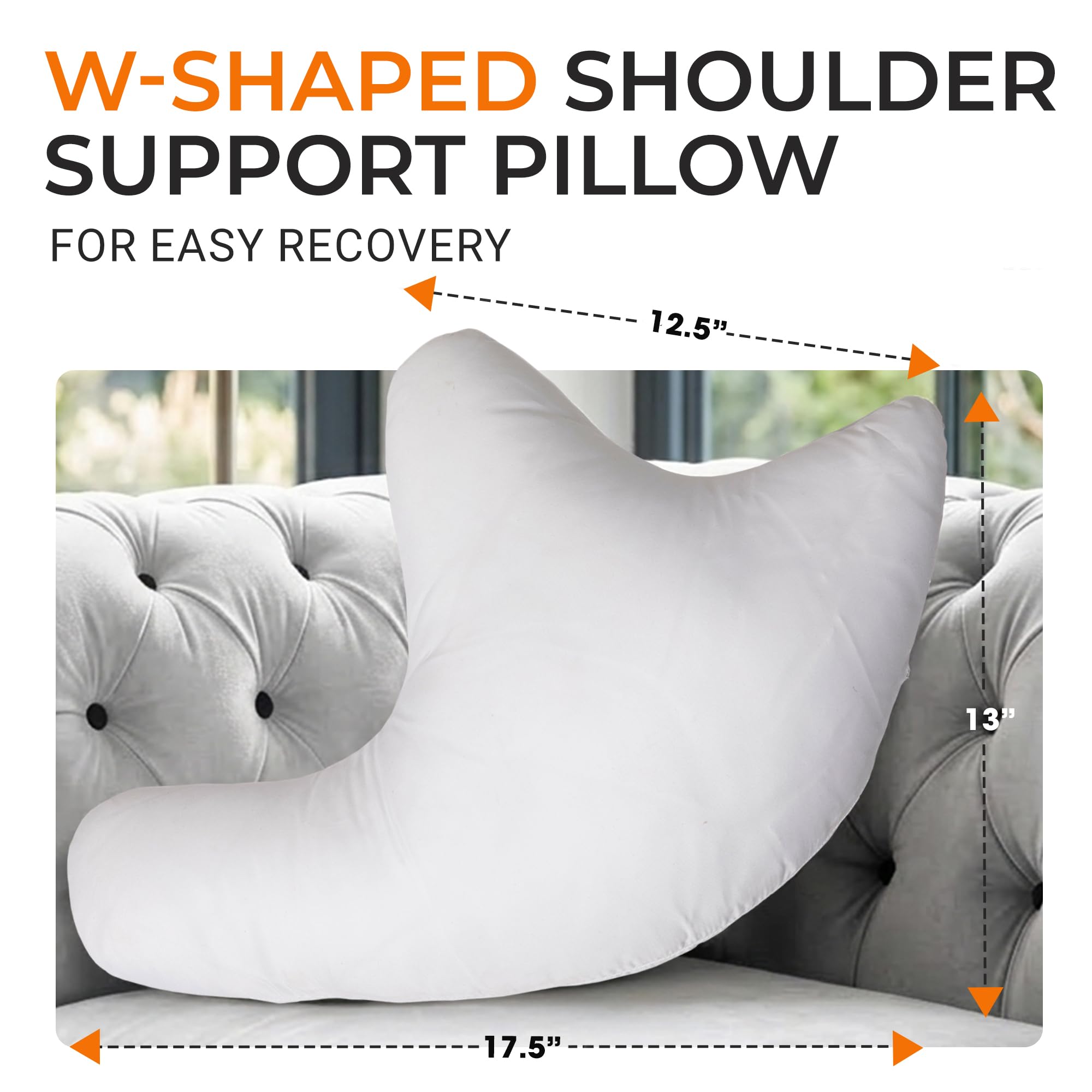 Cheer Collection Rotator Cuff Pillow – Shoulder Surgery Recovery