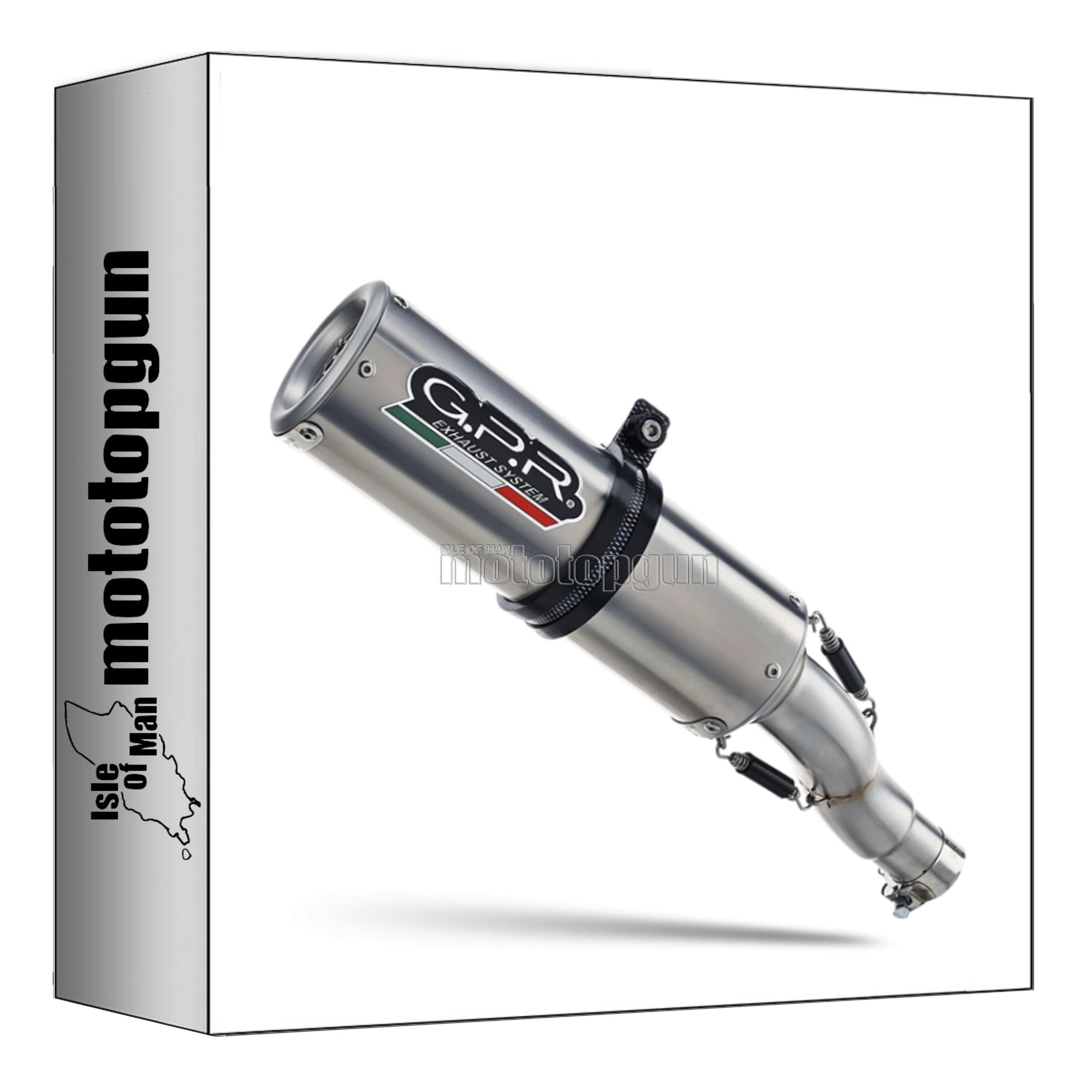 Scarico GPR Cf Moto 650 NK 2021/2022 E5 Scarico Omologato Catalizzato Con Raccordo M3 Poppy