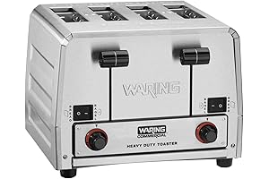 Waring Commercial WCT805 Pop-Up 4-Slice Waffle Maker