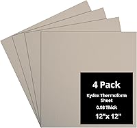 Vista 59 de Kydex Sheets - Solid Color DIY Kit for Crafting Holsters, Sheaths, and Mag Pouches - (8x8, 8x12, 12x12), Premium Thermoform Sheets - Thick, Durable