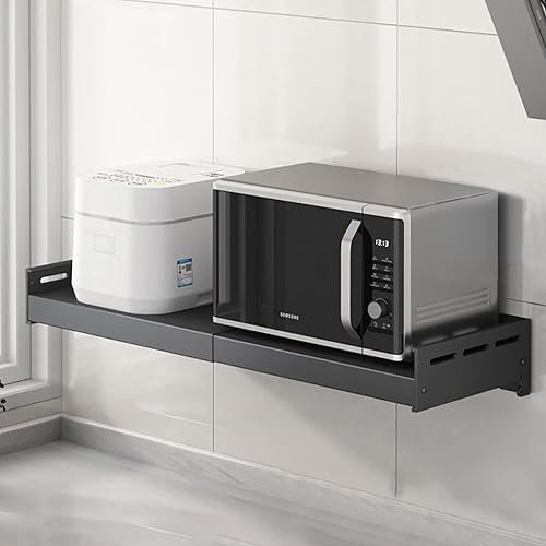 ECHLI Estante de pared retráctil de acero inoxidable estante de almacenamiento comercial soporte de almacenamiento multifuncional para encimera