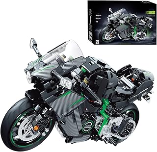 Motorcycle Toy Building Kit, MOC City Motorbike Model Sets, Technic Circuit Motorcycle Building Blocks, STEM Toys for Boys & Adults, Compatible with Lego (949PCS)