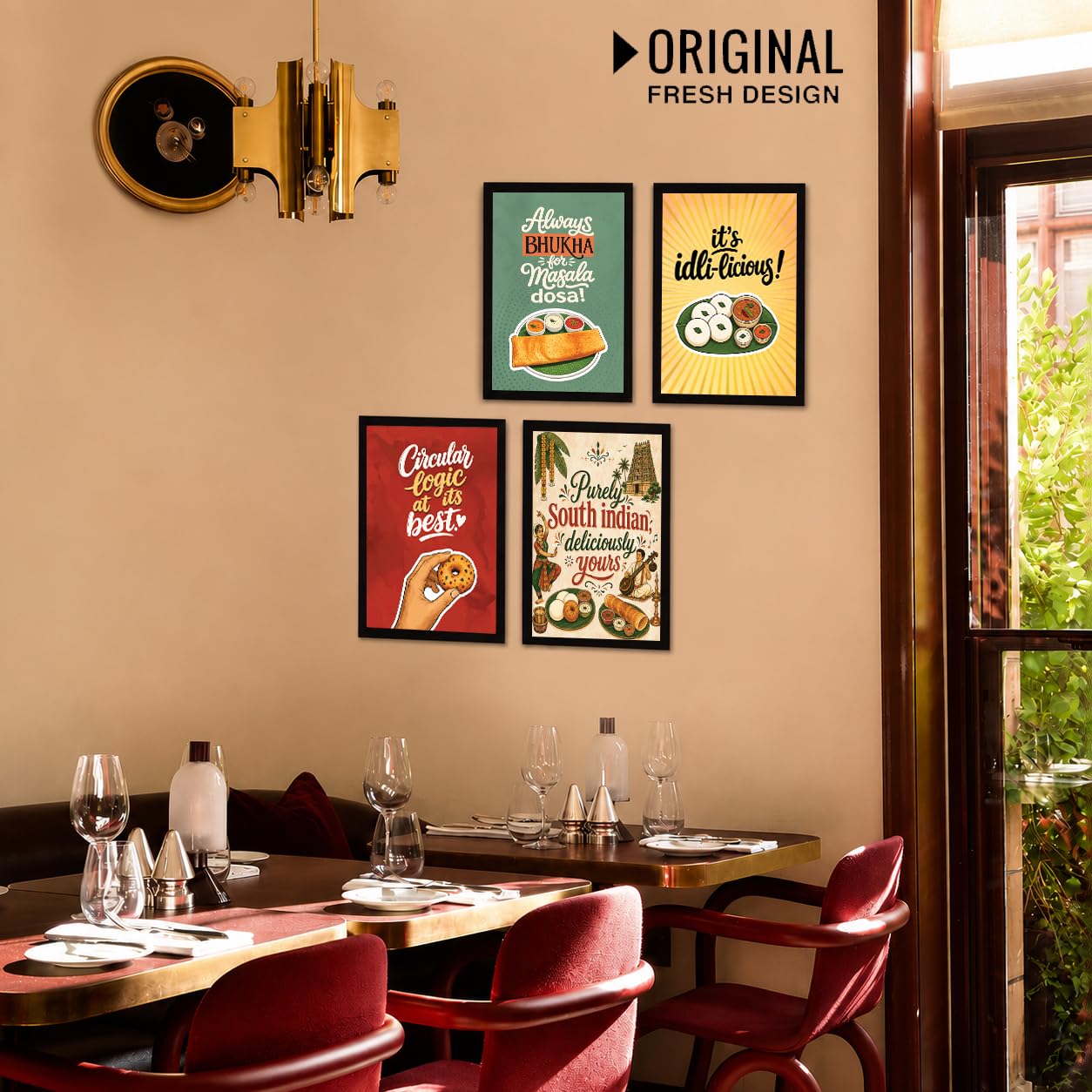 Restaurant Wall Art - South Indian Food Quotes -4 Restaurant Wall Art - South Indian Food Quotes -4