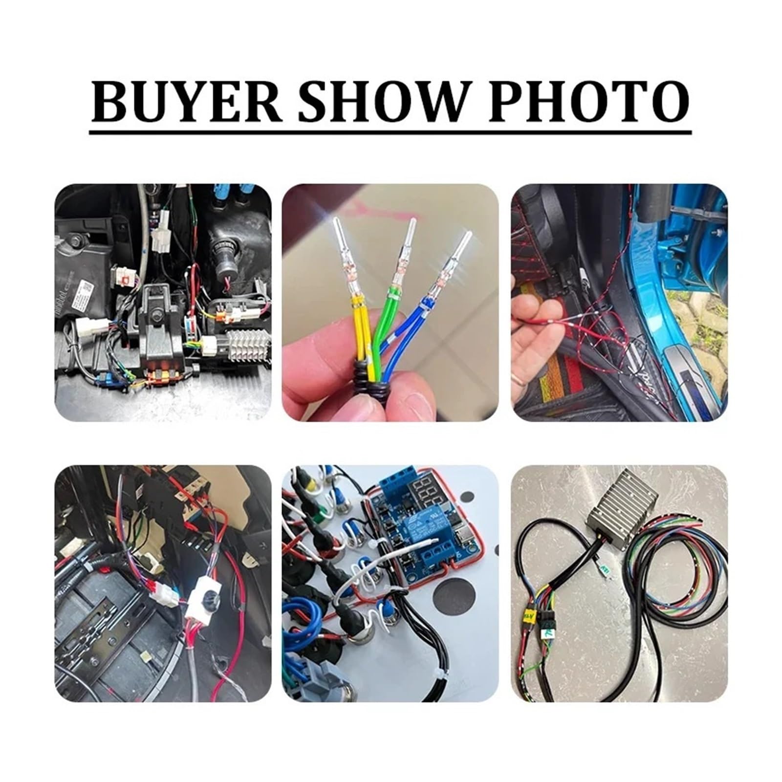 5/10/30m AVSS Wire Kable Samochodowe AWG 15 14 Izolacja PVC Czysta Miedź Głośnik Audio Samochodowa Linia Elektroniczna(Yellow,10m 15AWG)