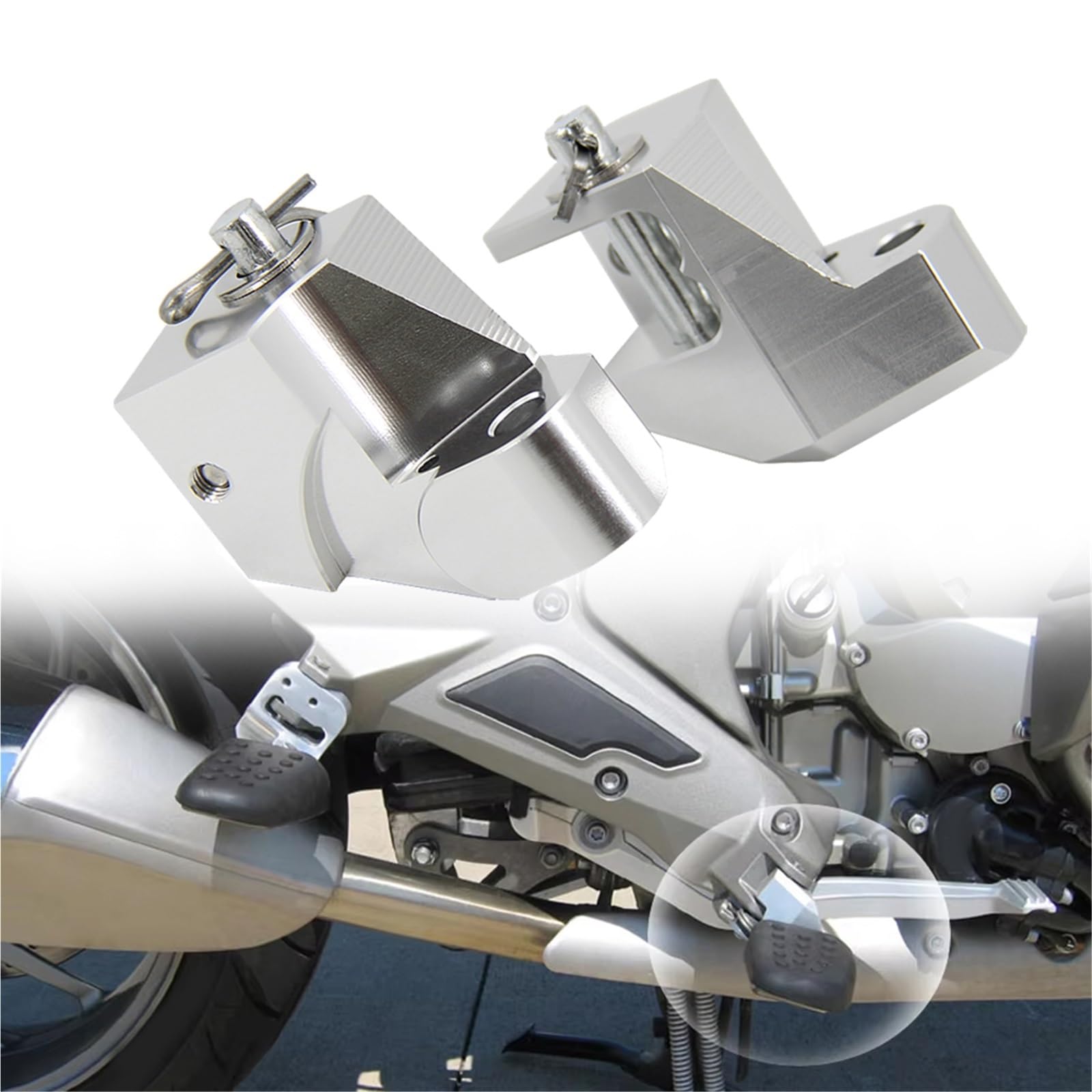 Kits d'abaissement de repose-pieds conducteur R1100RT accessoire moto 38mm