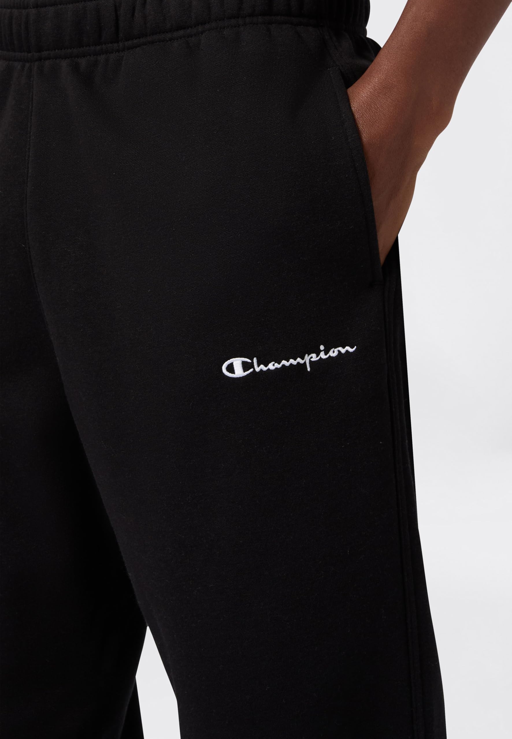 Champion Pantaloni Uomo con Orlo Dritto e Interno Felpato Icons, 221801