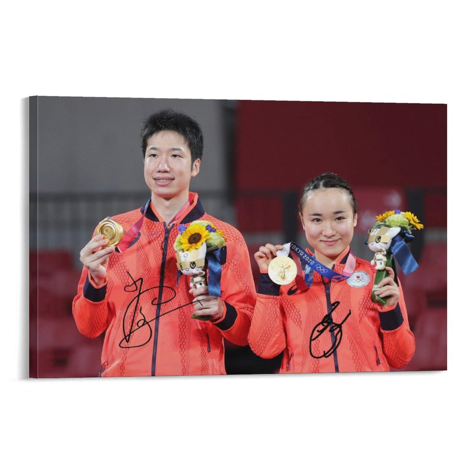 Amazon.co.jp: 東京オリンピック卓球混合ダブルス金メダル伊藤 美 誠