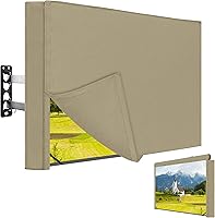Vista 8 de Easy-Going Funda de TV para exteriores de 36 a 38 pulgadas con solapa frontal que se abre para ver televisión, uso cómodo sin quitar, cubierta de TV