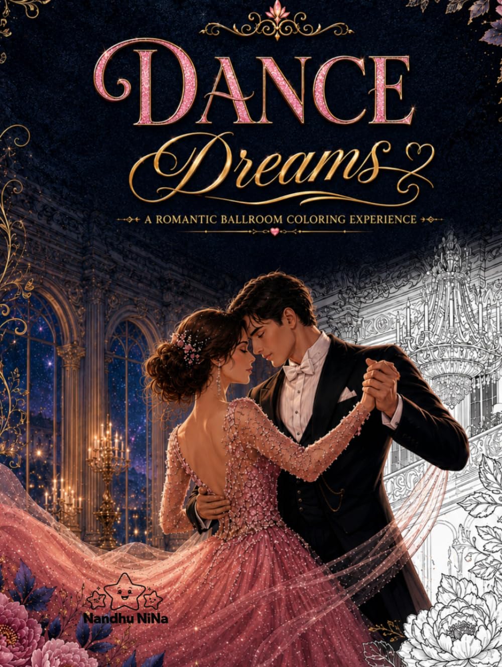 Dance Dreams Coloring Book: From Waltz to Salsa – Color the Art of Ballroom Dance (Dance Coloring Book For Teens and Adults)