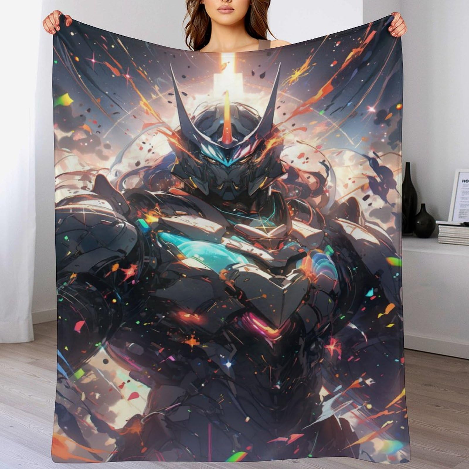 Manta de franela supersuave con acabado premium de forro polar denso