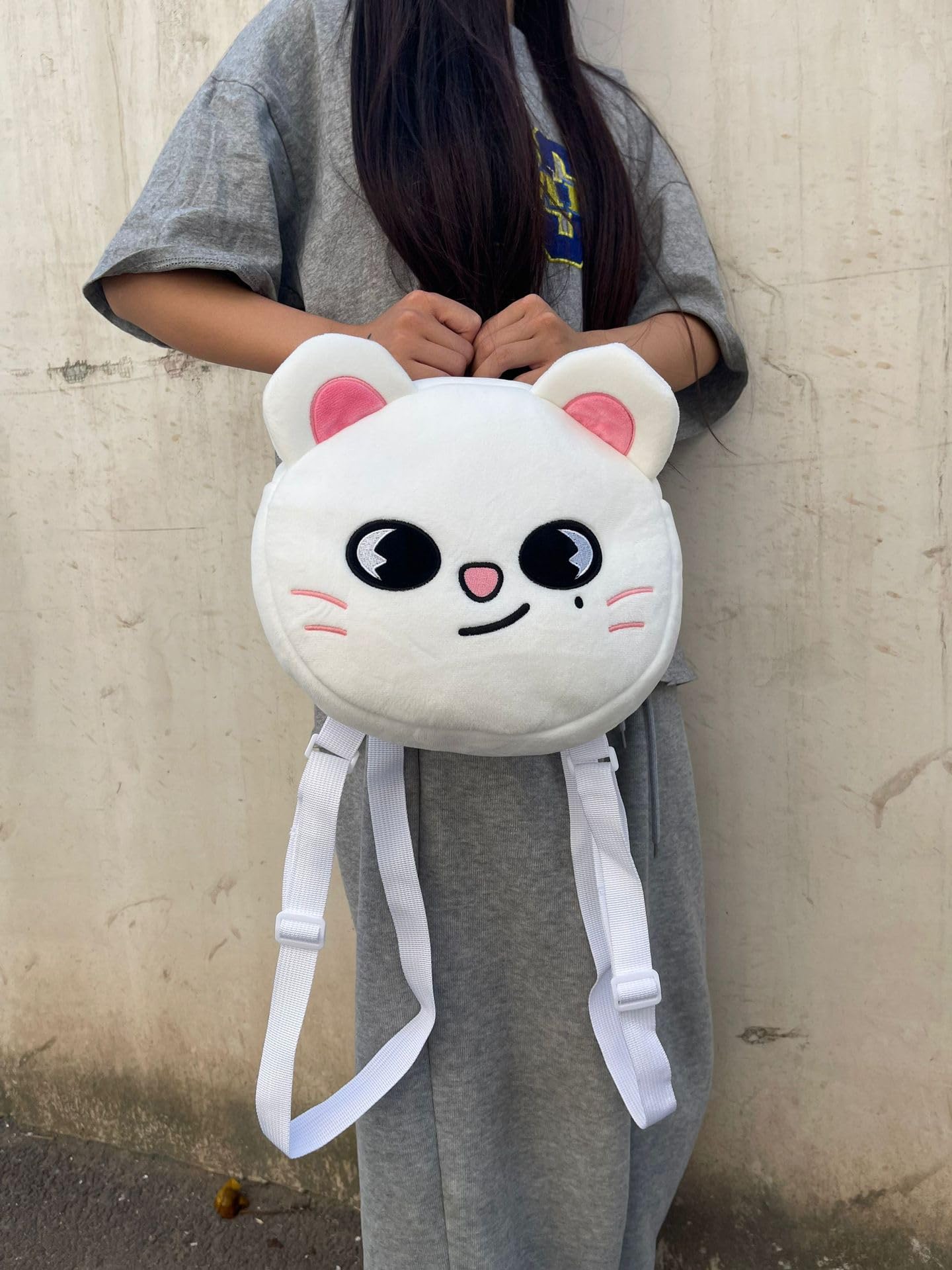 SKZ Mini sac à dos en peluche - Sac à dos KPOP au design SKZoo pour filles/adolescentes