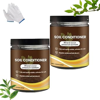 Soil Activator for Plants, 2025 New Soil Activated Treasure, Organic Soils Activator & Plant Fertilizer for Potting Mix, and Seedling Compost, Promote Plant Rooting 2pcs