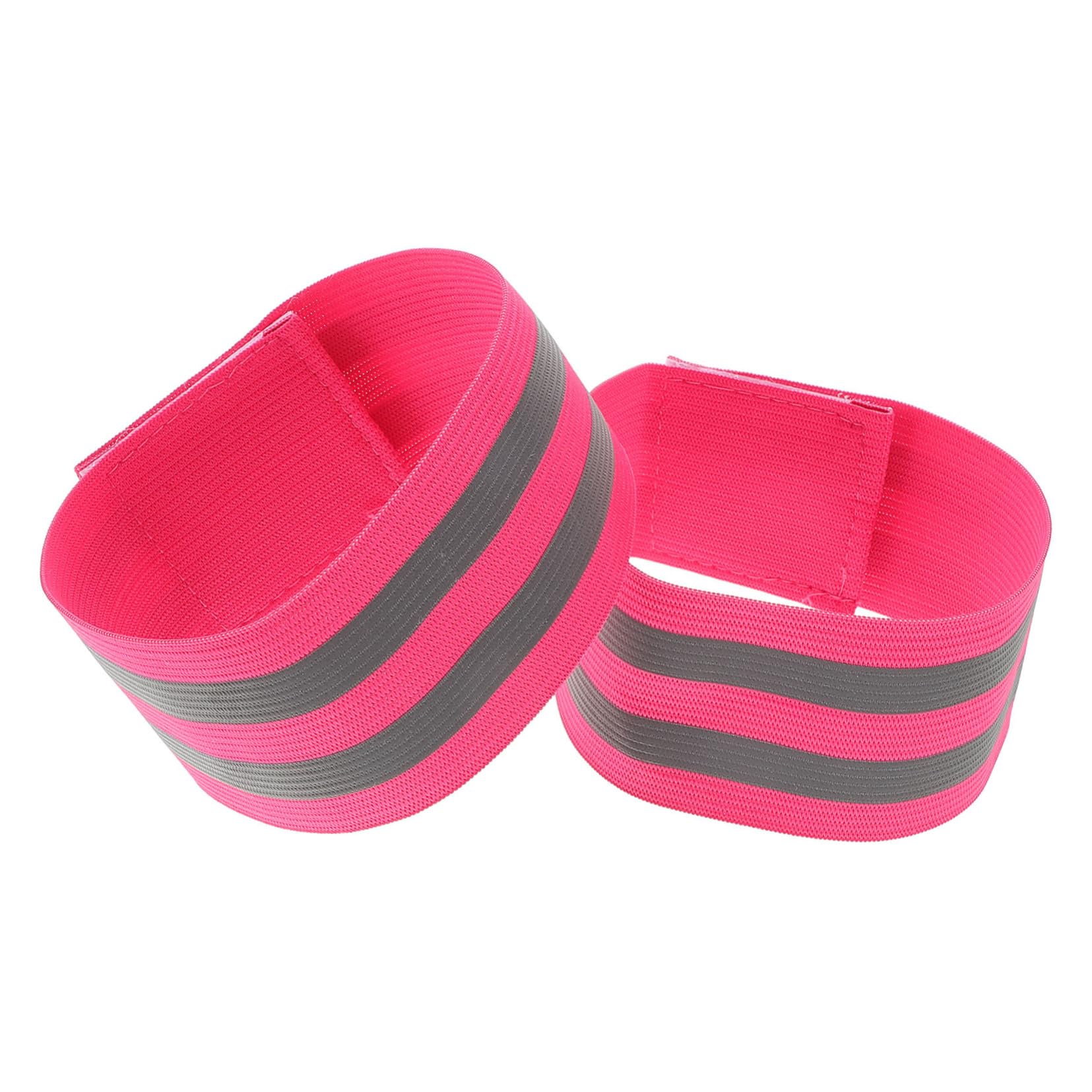 BESPORTBLE 2 Pcs Reflective Arm Bands for Running Cycling Walking High Visibility Wristbands with Soft Elastic Strap Comfortable Fit for Enhanced Night Safety