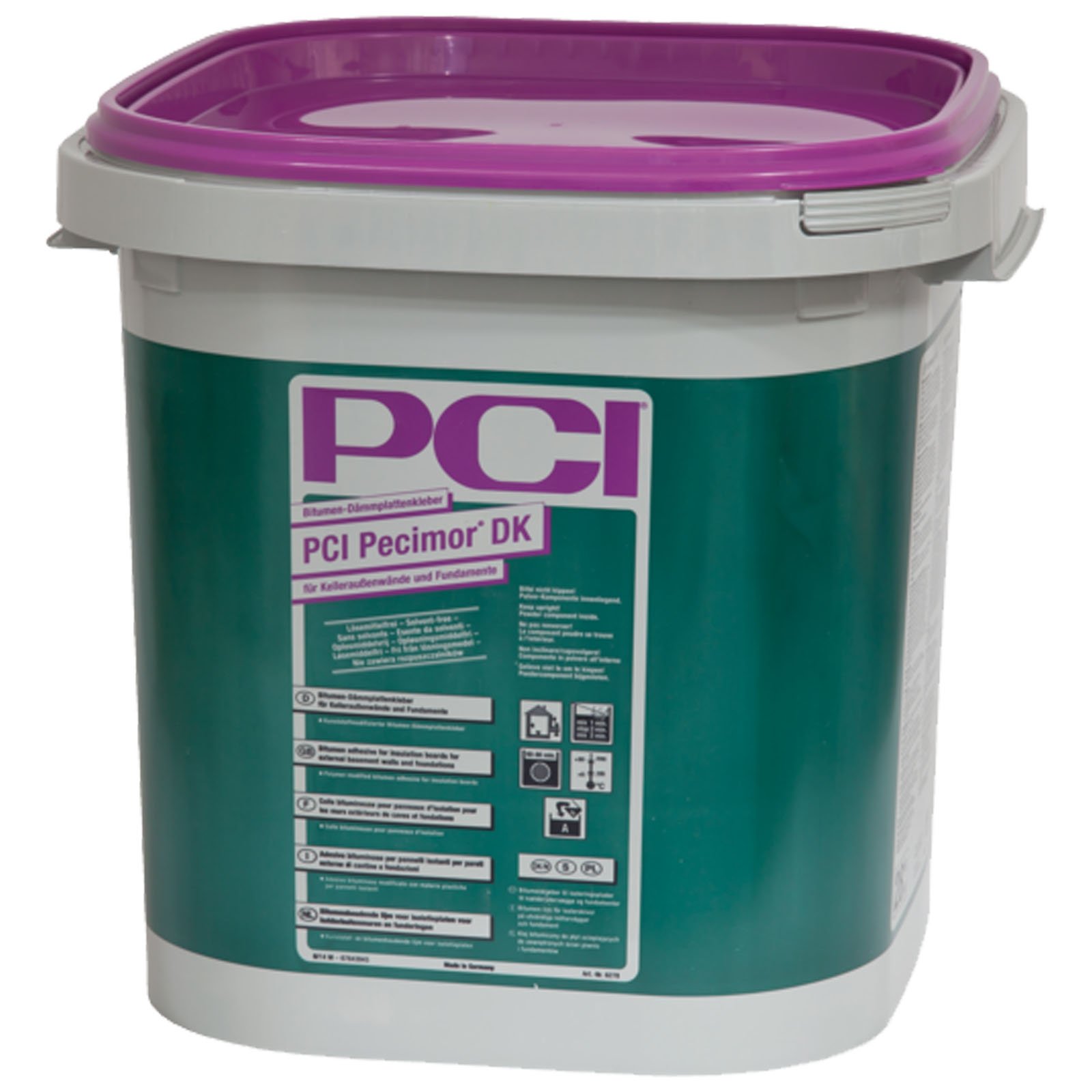 PCI Pecimor DK Bitumen-Dämmplattenkleber, 28 kg – Kelleraußenwände und Fundamente