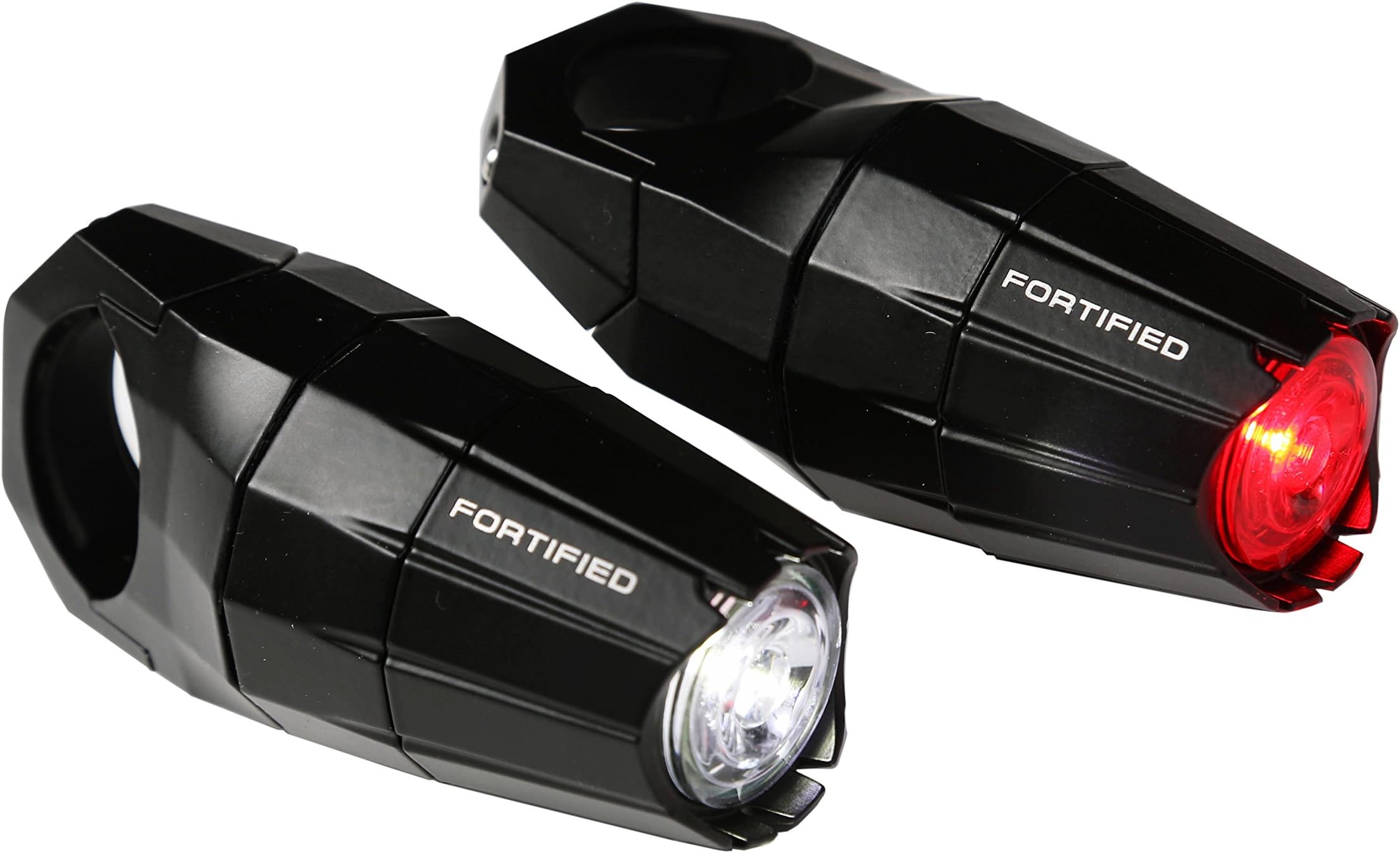 300 Lumen Theft Proof Bike Light Combo Pack for Bicycle Commuters - Super Bright USB Rechargeable Bicycle Lights w/Lifetime Anti Theft Guarantee