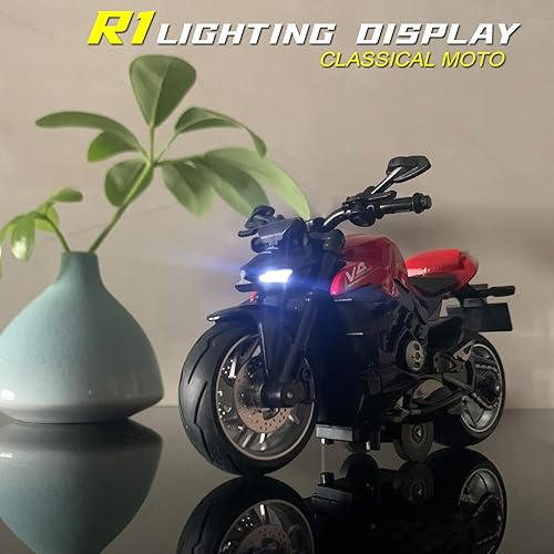 Miniatura 6 de Ming You Juguete de motocicleta  Juguetes de motocicleta para niños de 3 a 5 y 5 a 8 años, mini motocicletas de juguete con luces y sonidos para