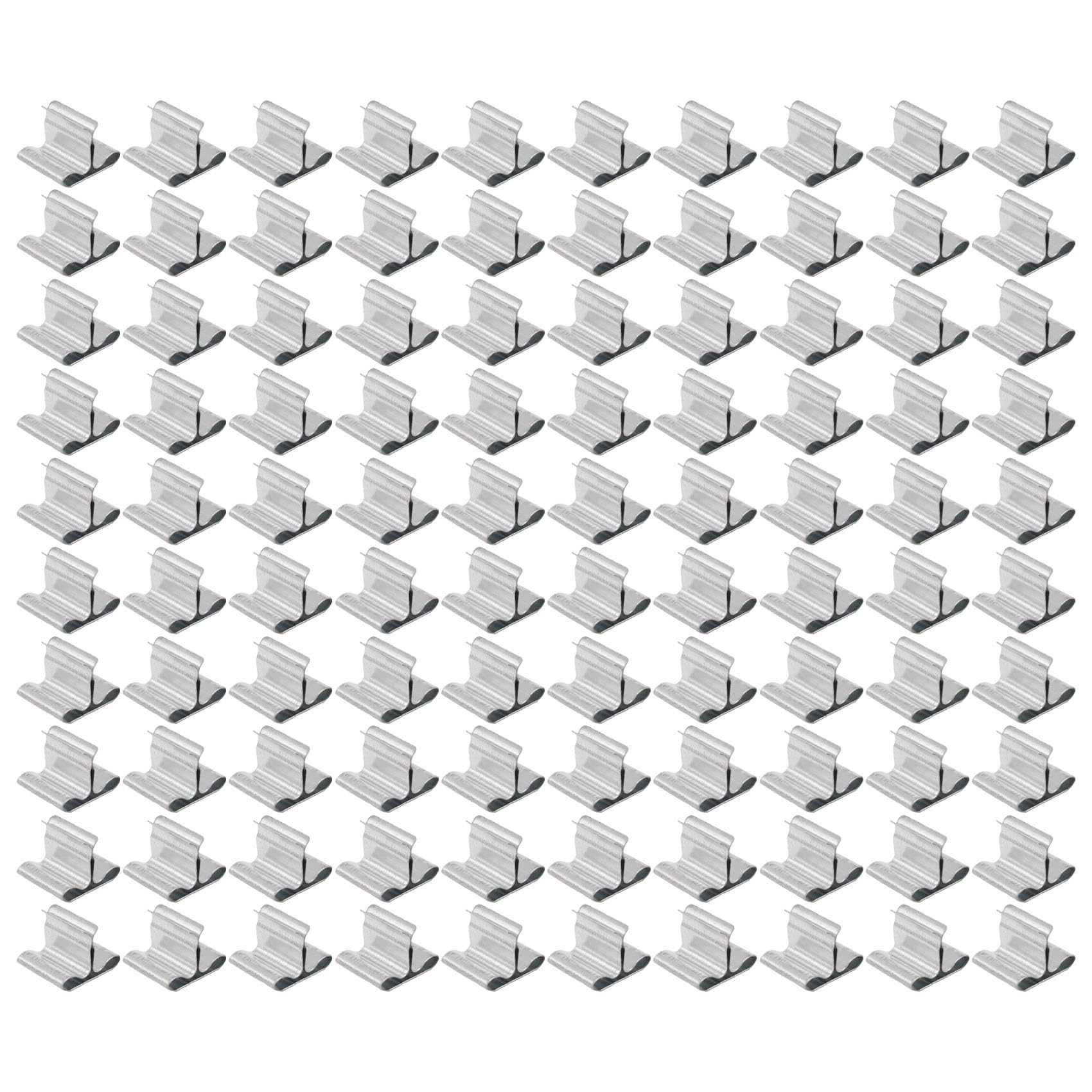 Wanjorlay 100 PCS Metal Wick Sustainer,Wick Holder for Wood Wick Candle