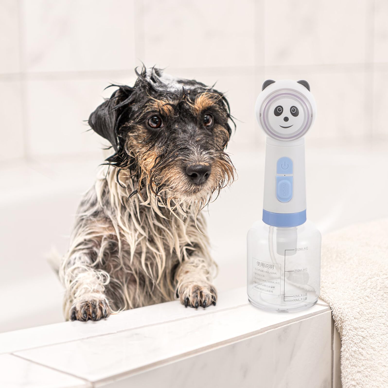 Schaumspender Für Katzenshampoo Hundewaschshampoospender Seifenblasenspender Für Haustiershampoo Schäumer Für Hundeshampoo Waschspender Für Hunde Und Katzen Katzen-Shampoo-Spender